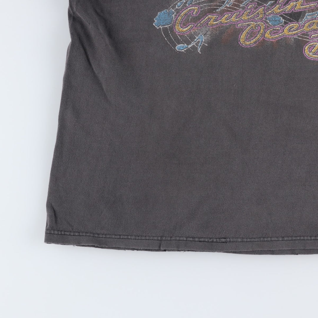 Harley-Davidson Cut-Off Motorcycle Bike T-Shirt, Men's Size L (approx.) unclear Charcoal Vintage Second Hand