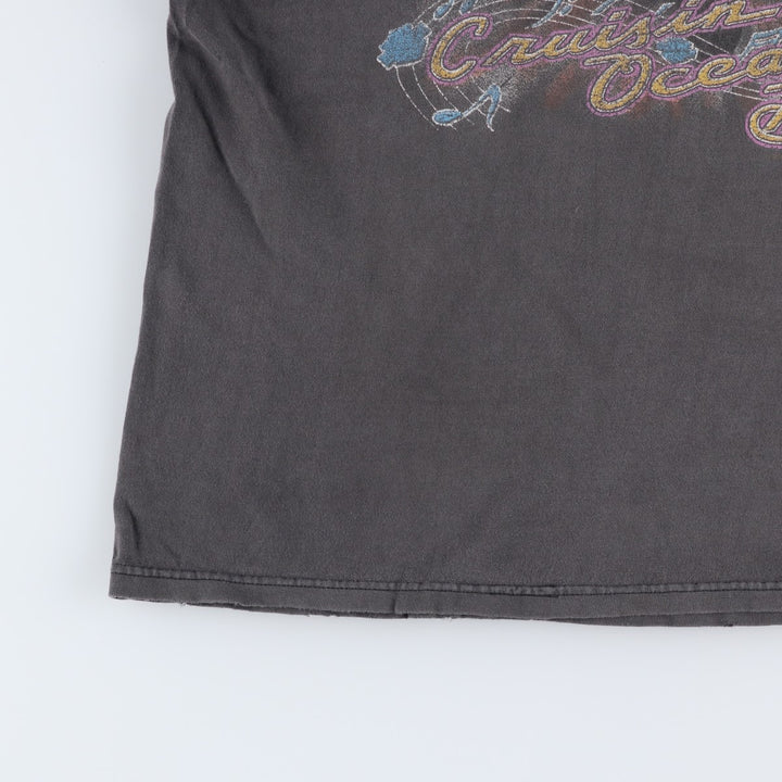 Harley-Davidson Cut-Off Motorcycle Bike T-Shirt, Men's Size L (approx.) unclear Charcoal Vintage Second Hand