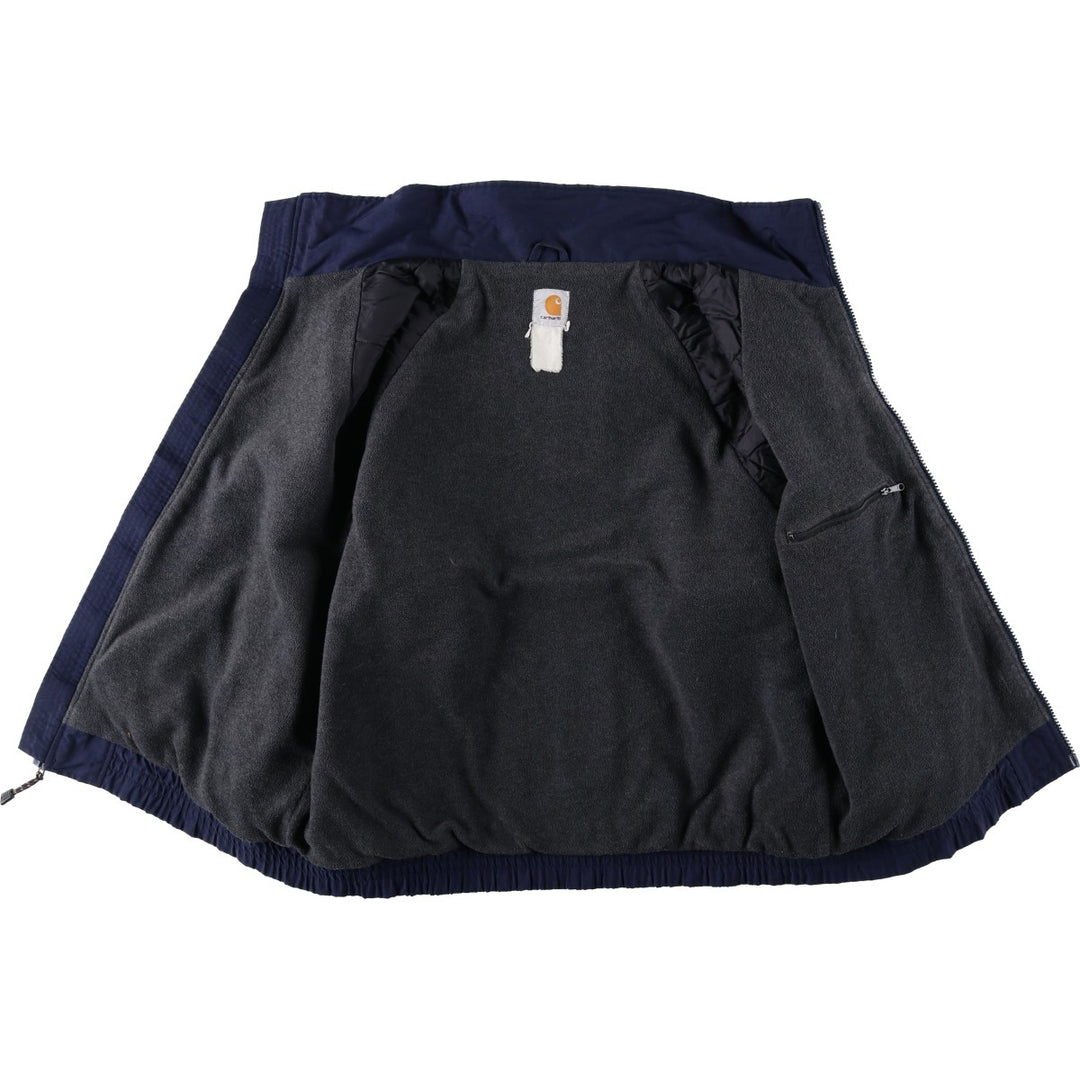 Carhartt padded puffer jacket, men's size XL unclear navy blue type Vintage Second Hand