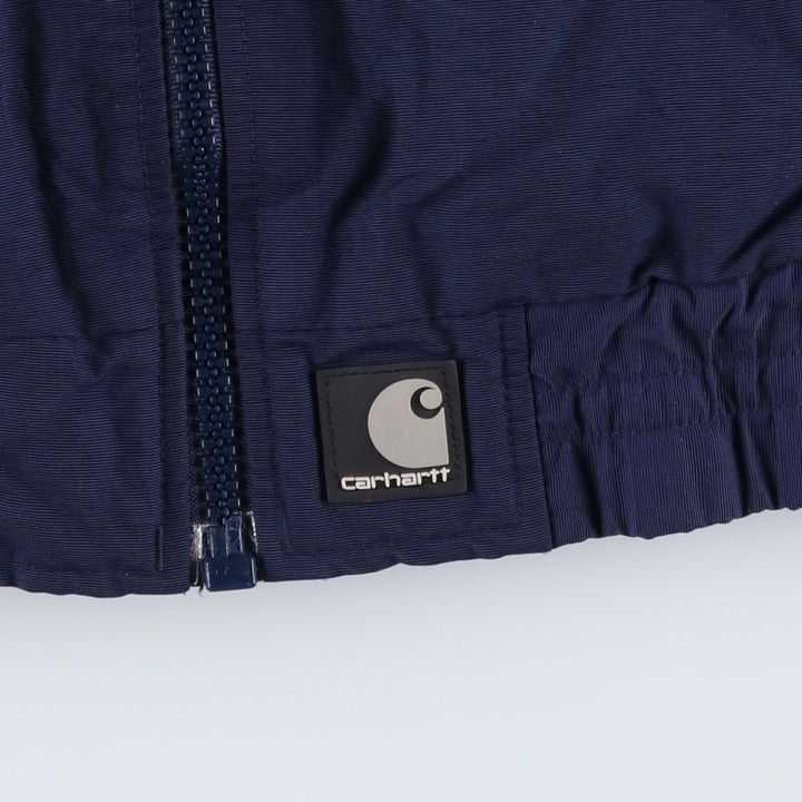 Carhartt padded puffer jacket, men's size XL unclear navy blue type Vintage Second Hand