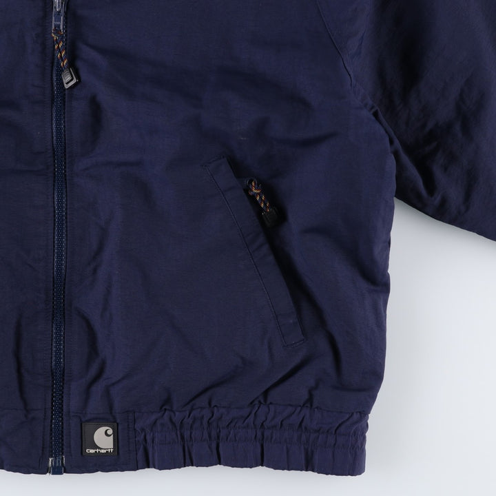 Carhartt padded puffer jacket, men's size XL unclear navy blue type Vintage Second Hand