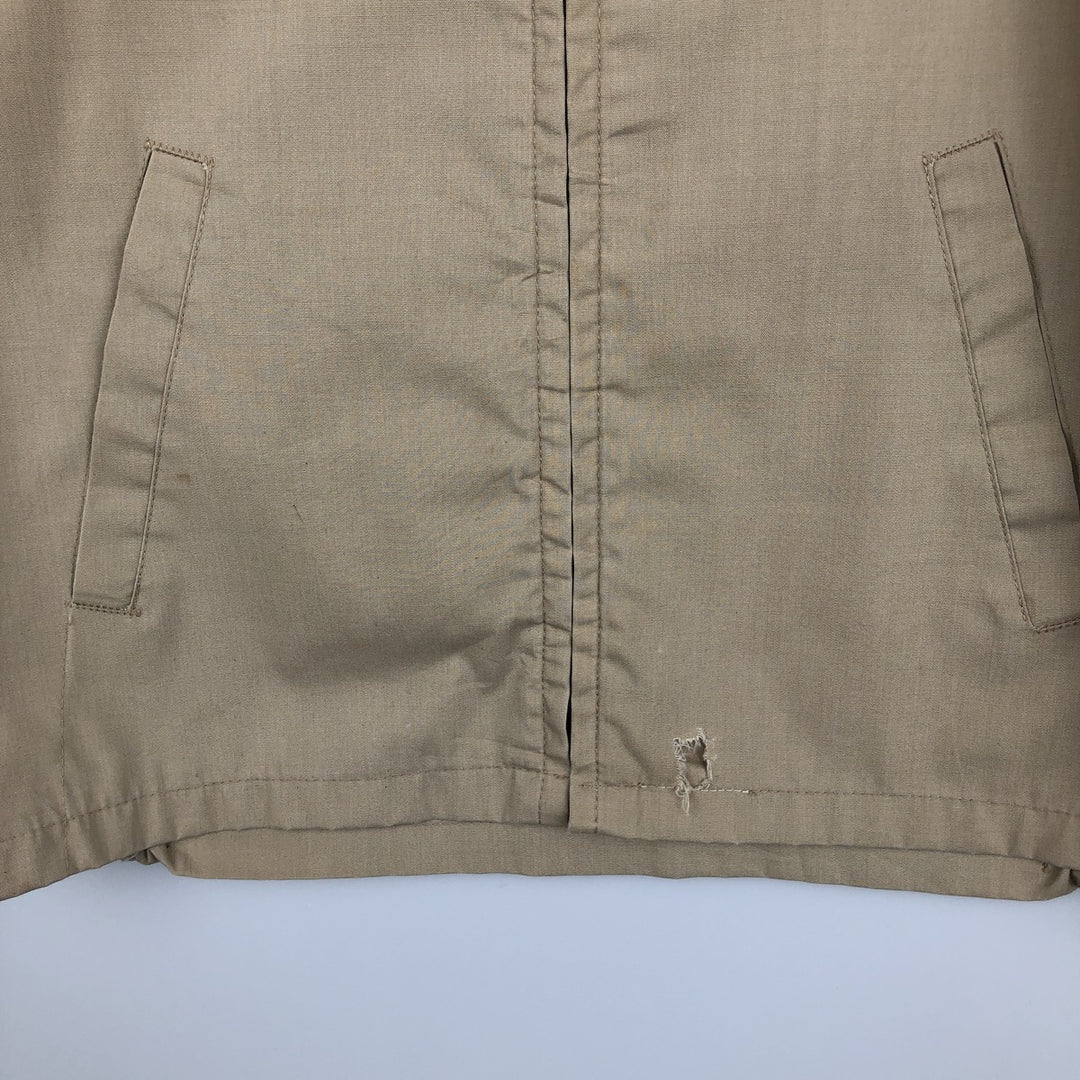 Richman Brothers Harrington Jacket Swing Top, Men's Size L (approx.) unclear Beige type Vintage Second Hand