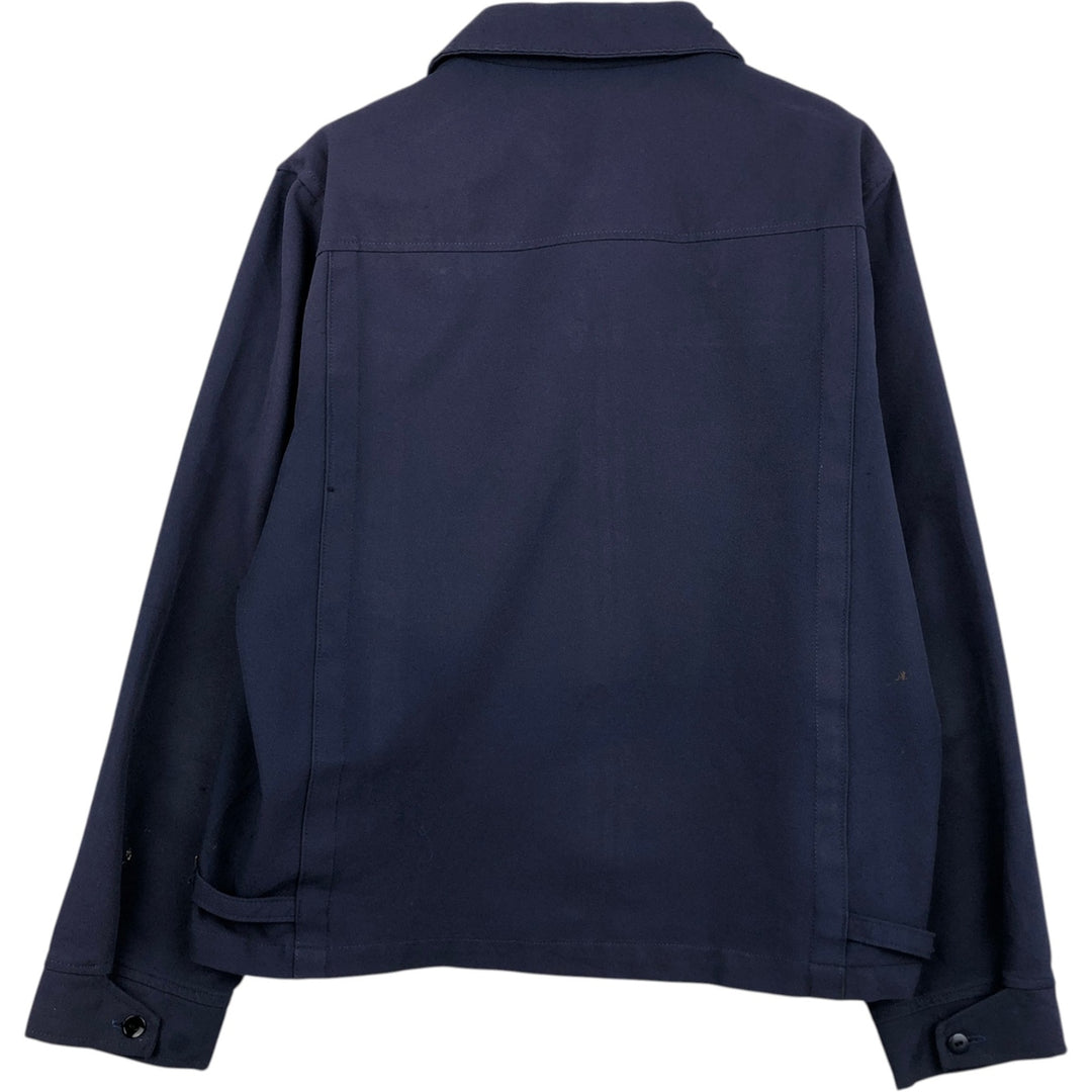 1970'S JCPenney TOWNCRAFT Swing Top Sports Jacket, Men's Size L (approx.) unclear navy blue type Vintage Second Hand