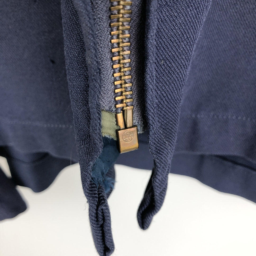 1970'S JCPenney TOWNCRAFT Swing Top Sports Jacket, Men's Size L (approx.) unclear navy blue type Vintage Second Hand