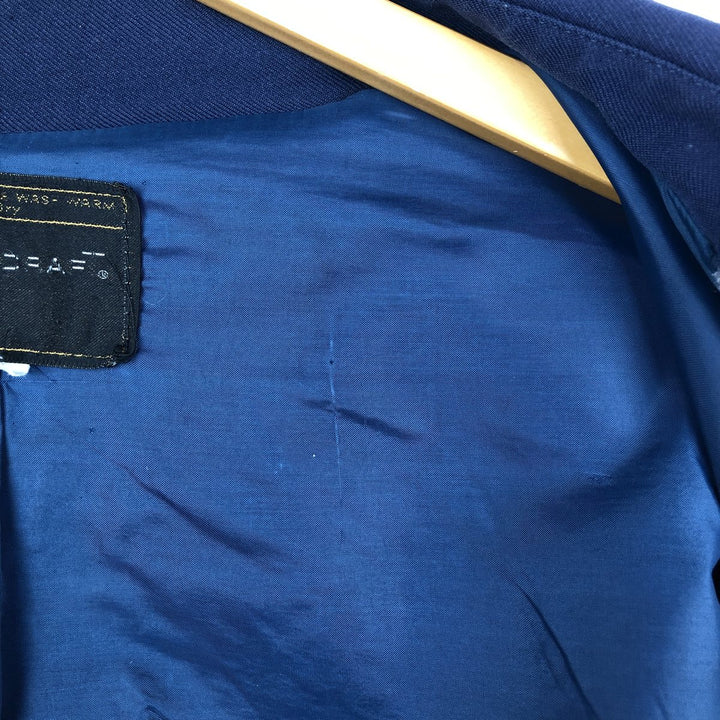 1970'S JCPenney TOWNCRAFT Swing Top Sports Jacket, Men's Size L (approx.) unclear navy blue type Vintage Second Hand