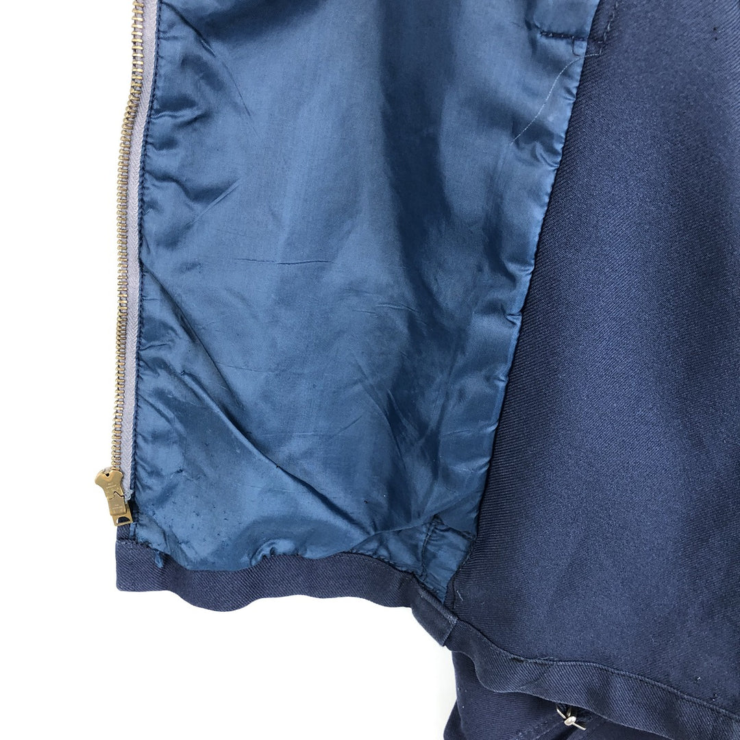 1970'S JCPenney TOWNCRAFT Swing Top Sports Jacket, Men's Size L (approx.) unclear navy blue type Vintage Second Hand