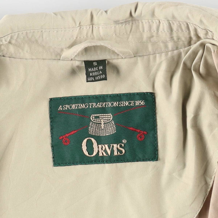 90'S Orvis Swing Top Sport Jacket, Men's Size S (approx.), Vintage polyester Beige type Vintage Second Hand