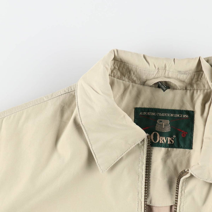 90'S Orvis Swing Top Sport Jacket, Men's Size S (approx.), Vintage polyester Beige type Vintage Second Hand