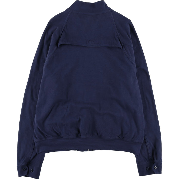 Ralph Lauren POLO RALPH LAUREN Harrington jacket type sweatshirt jacket, men's size XL equivalent. cotton navy blue type Vintage Second Hand