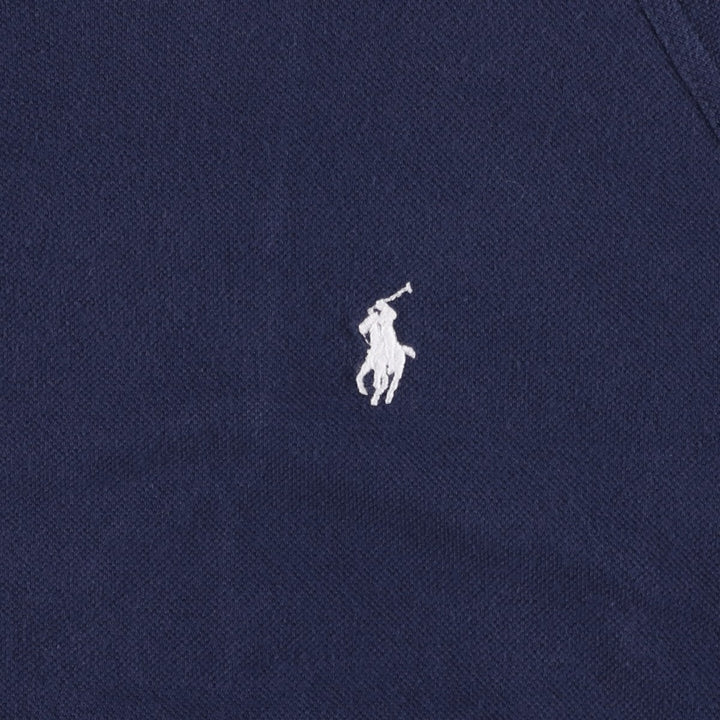 Ralph Lauren POLO RALPH LAUREN Harrington jacket type sweatshirt jacket, men's size XL equivalent. cotton navy blue type Vintage Second Hand