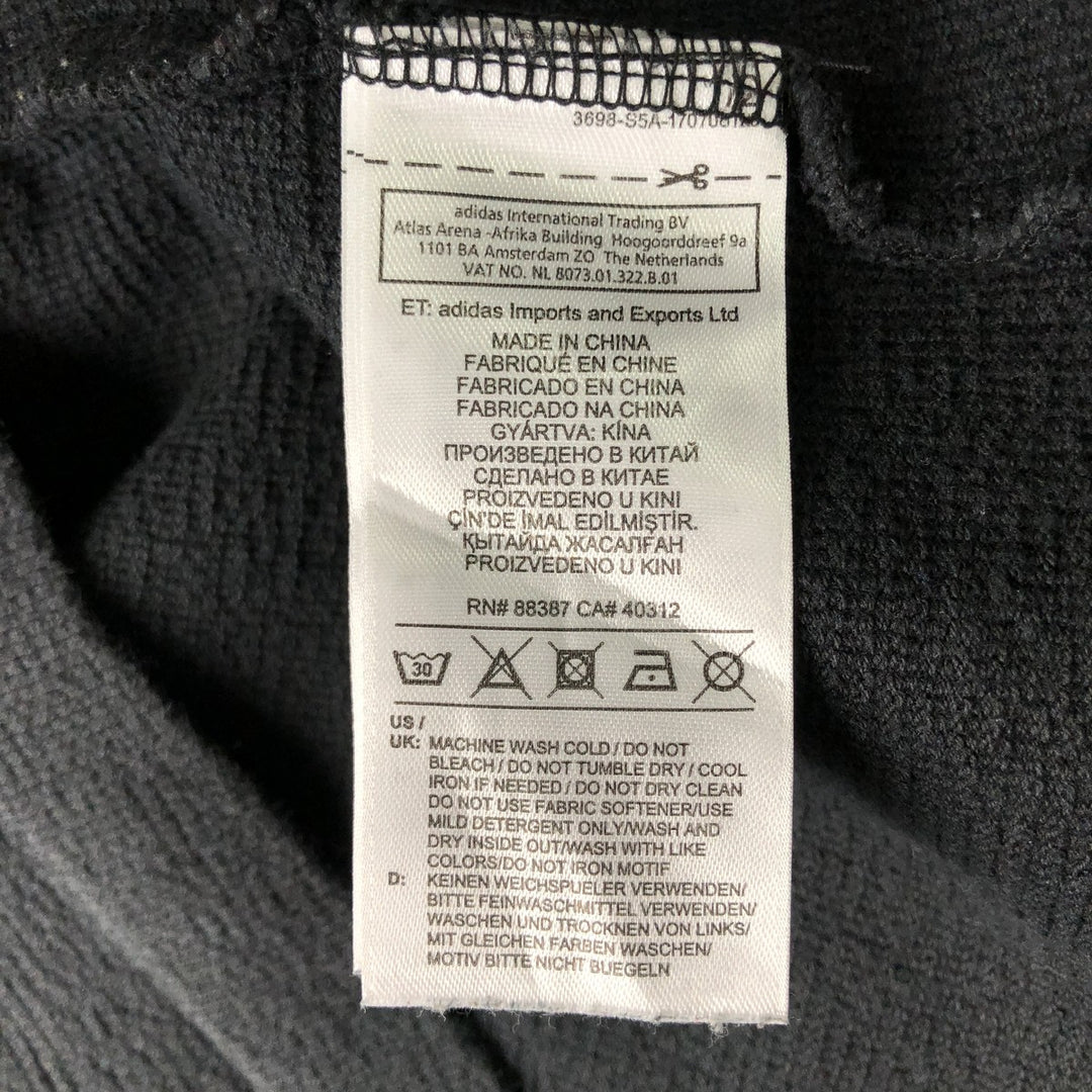 Adidas thermal long-sleeve t-shirt, men's size XS. cotton black type Vintage Second Hand