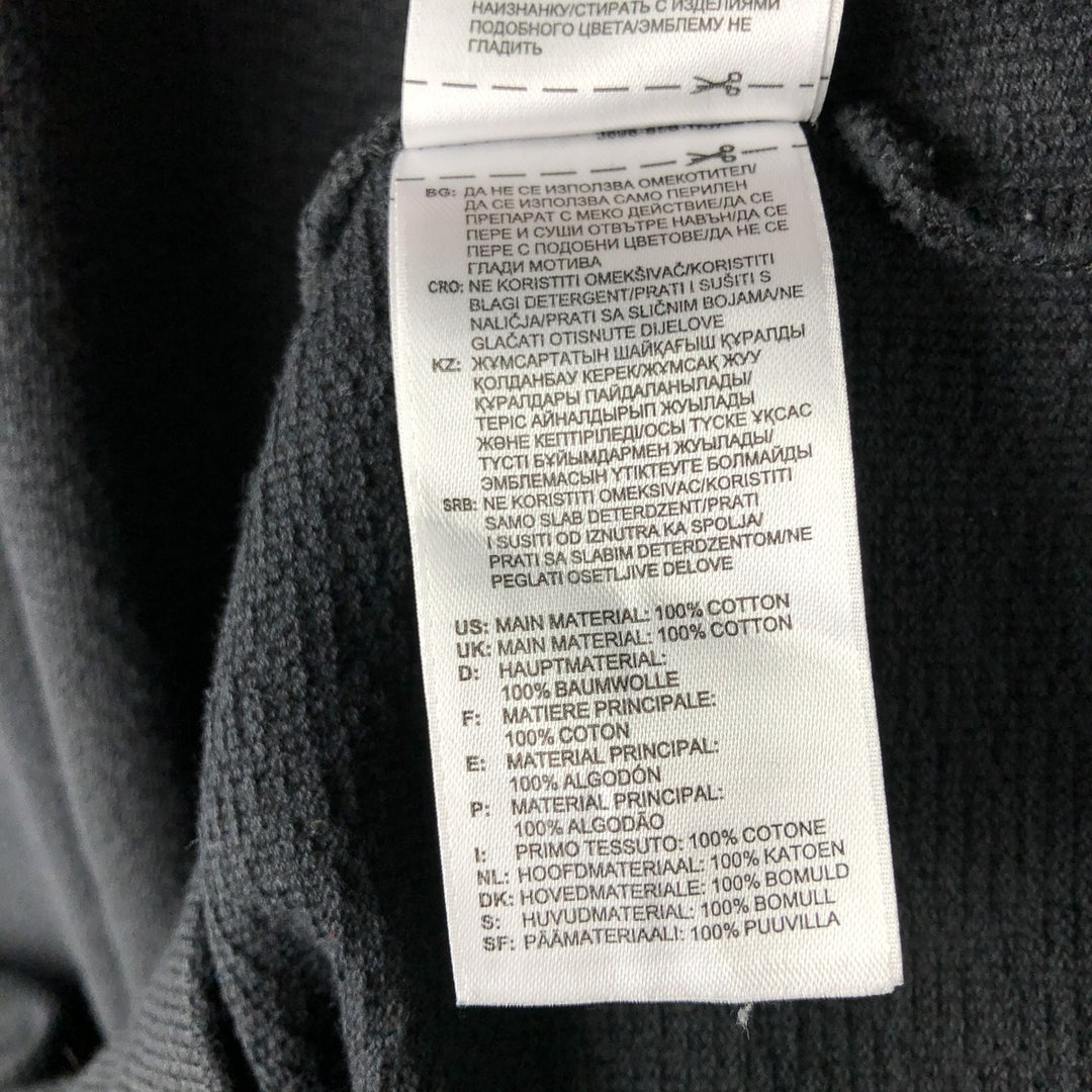 Adidas thermal long-sleeve t-shirt, men's size XS. cotton black type Vintage Second Hand