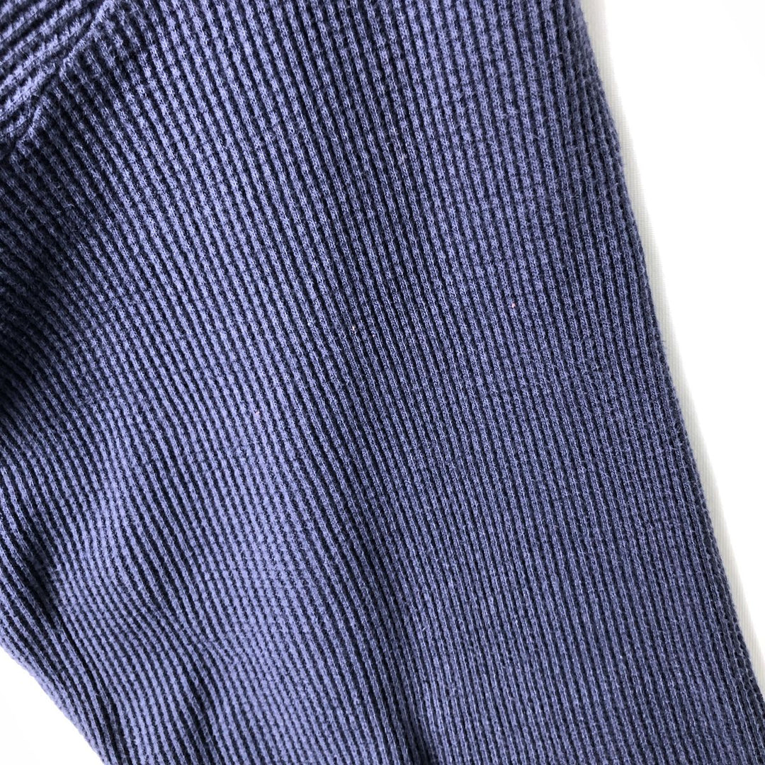 Tommy Hilfiger JEANS Thermal Long T-Shirt, Men's Size L (approx.) cotton navy blue type Vintage Second Hand