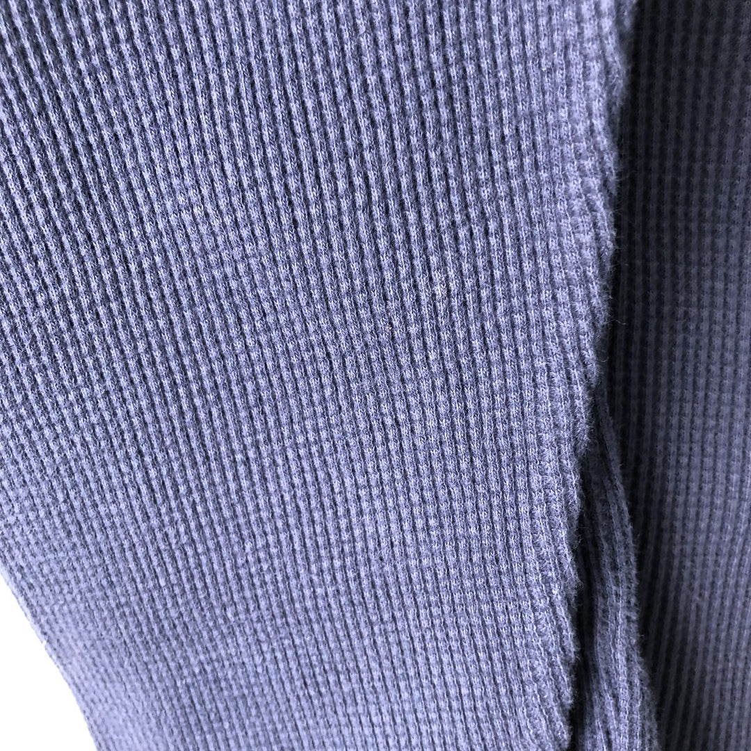 Tommy Hilfiger JEANS Thermal Long T-Shirt, Men's Size L (approx.) cotton navy blue type Vintage Second Hand