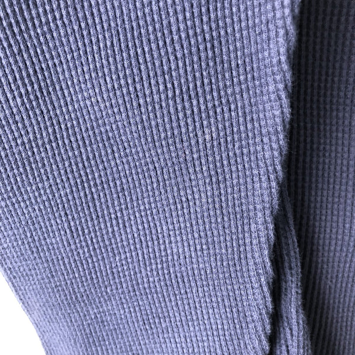 Tommy Hilfiger JEANS Thermal Long T-Shirt, Men's Size L (approx.) cotton navy blue type Vintage Second Hand