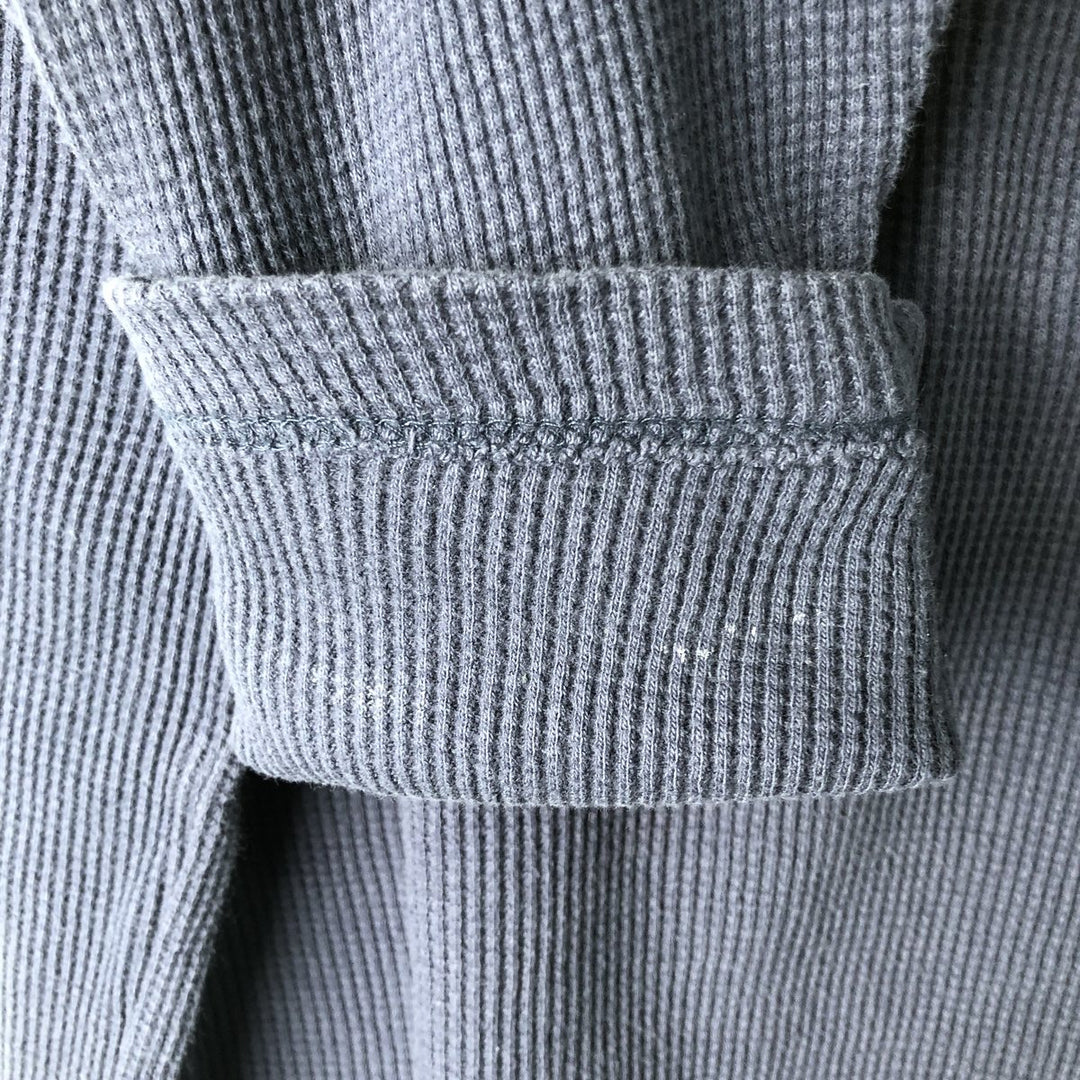 Tommy Hilfiger JEANS Thermal Long T-Shirt, Men's Size L (approx.) cotton navy blue type Vintage Second Hand