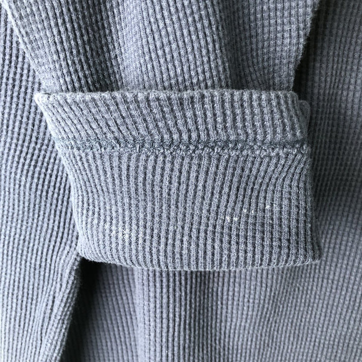 Tommy Hilfiger JEANS Thermal Long T-Shirt, Men's Size L (approx.) cotton navy blue type Vintage Second Hand