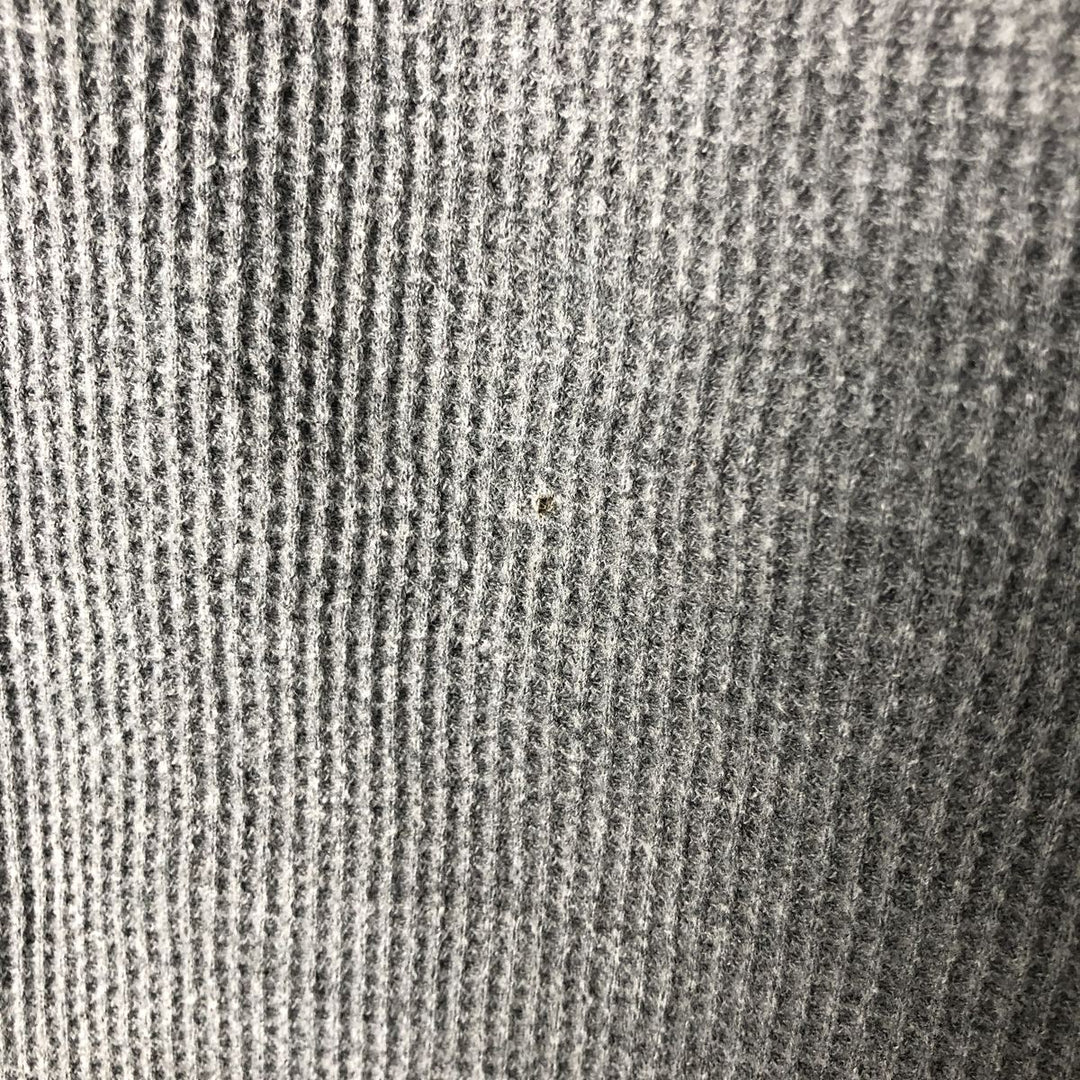Tommy Hilfiger Thermal Long-Sleeve T-Shirt, Men's Size XL (approx.) cotton gray type Vintage Second Hand