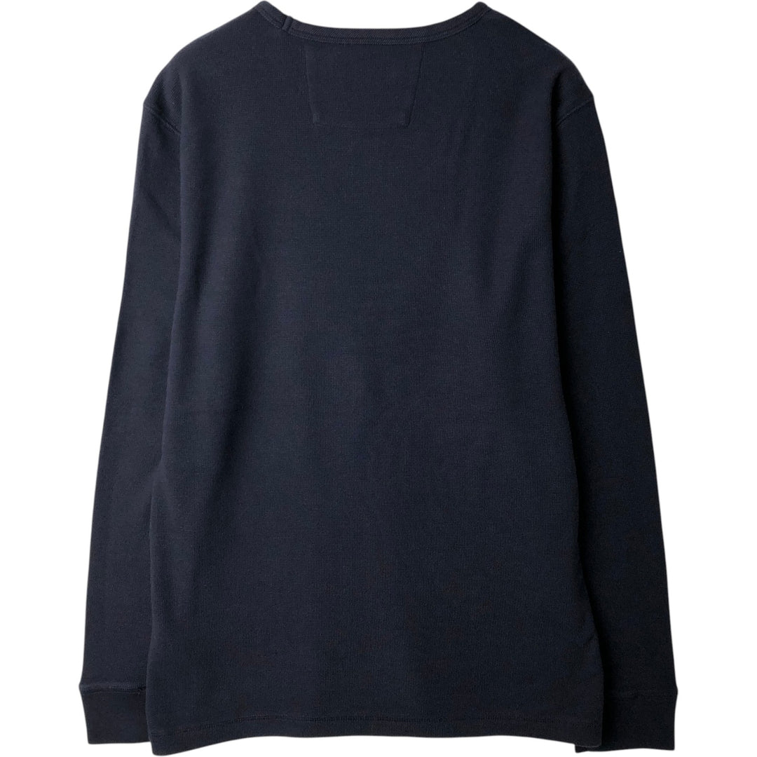 Banana Republic Thermal Long T-Shirt, Men's Size L Pima Cotton navy blue type Vintage Second Hand