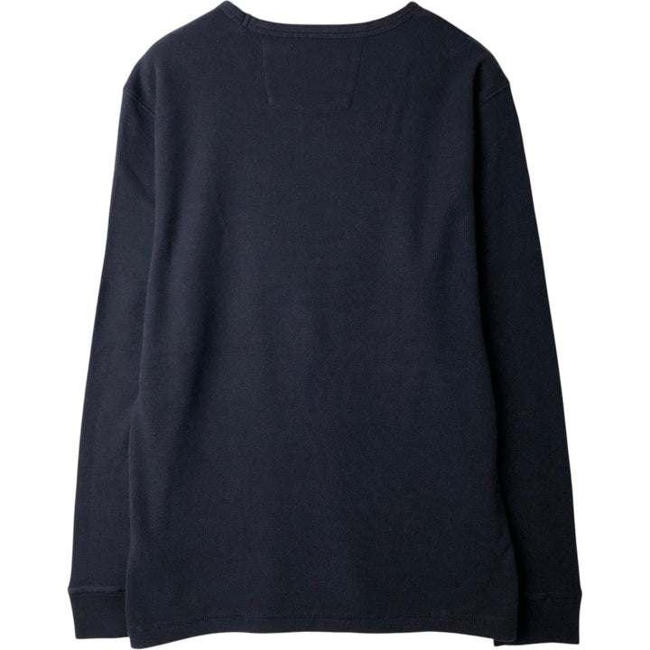 Banana Republic Thermal Long T-Shirt, Men's Size L Pima Cotton navy blue type Vintage Second Hand
