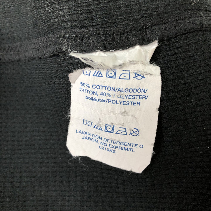 Ralph Lauren POLO RALPH LAUREN SLEEPWEAR Thermal Long T-shirt Waffle Men's L size cotton black type Vintage Second Hand