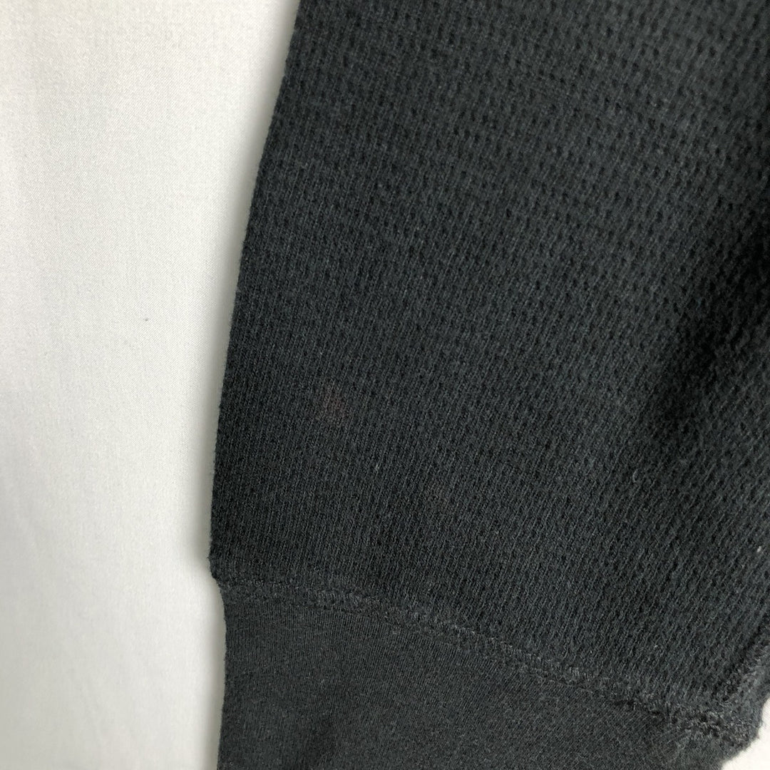 Ralph Lauren POLO RALPH LAUREN SLEEPWEAR Thermal Long T-shirt Waffle Men's L size cotton black type Vintage Second Hand