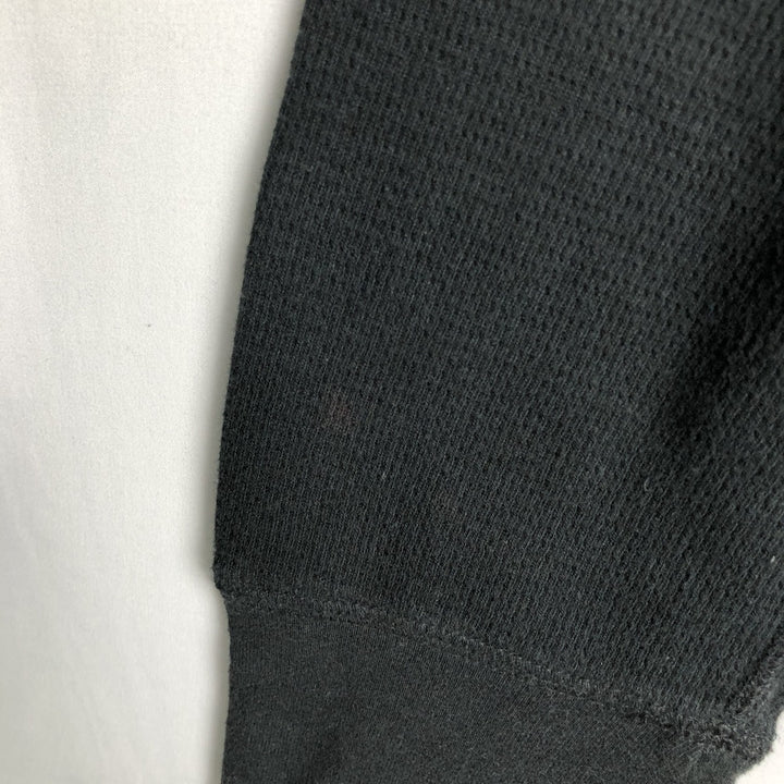 Ralph Lauren POLO RALPH LAUREN SLEEPWEAR Thermal Long T-shirt Waffle Men's L size cotton black type Vintage Second Hand