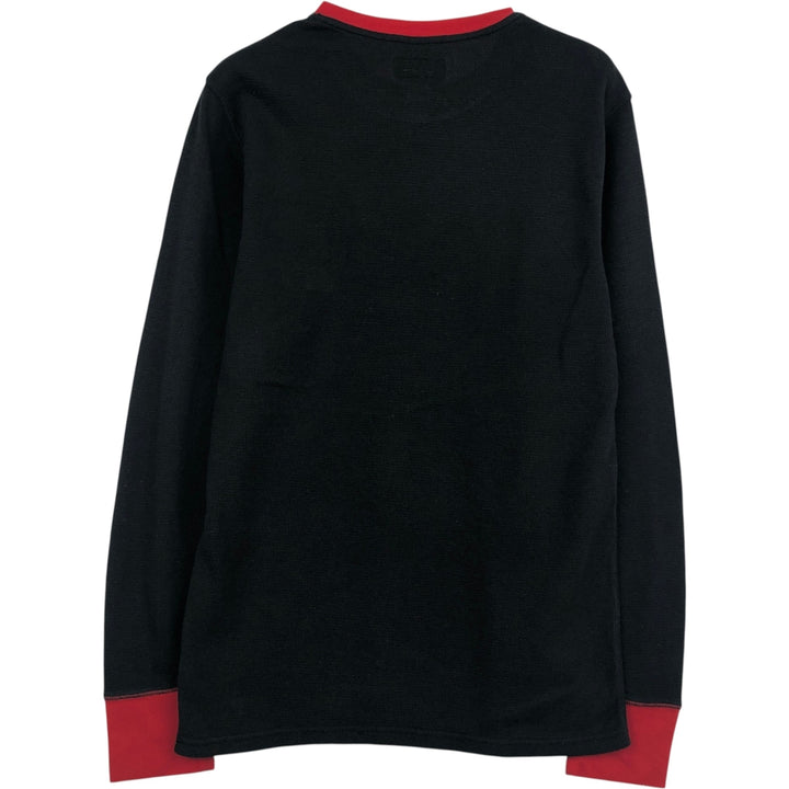 Ralph Lauren POLO RALPH LAUREN SLEEPWEAR Thermal Long T-Shirt, Honeycomb, Men's Size M cotton black type Vintage Second Hand