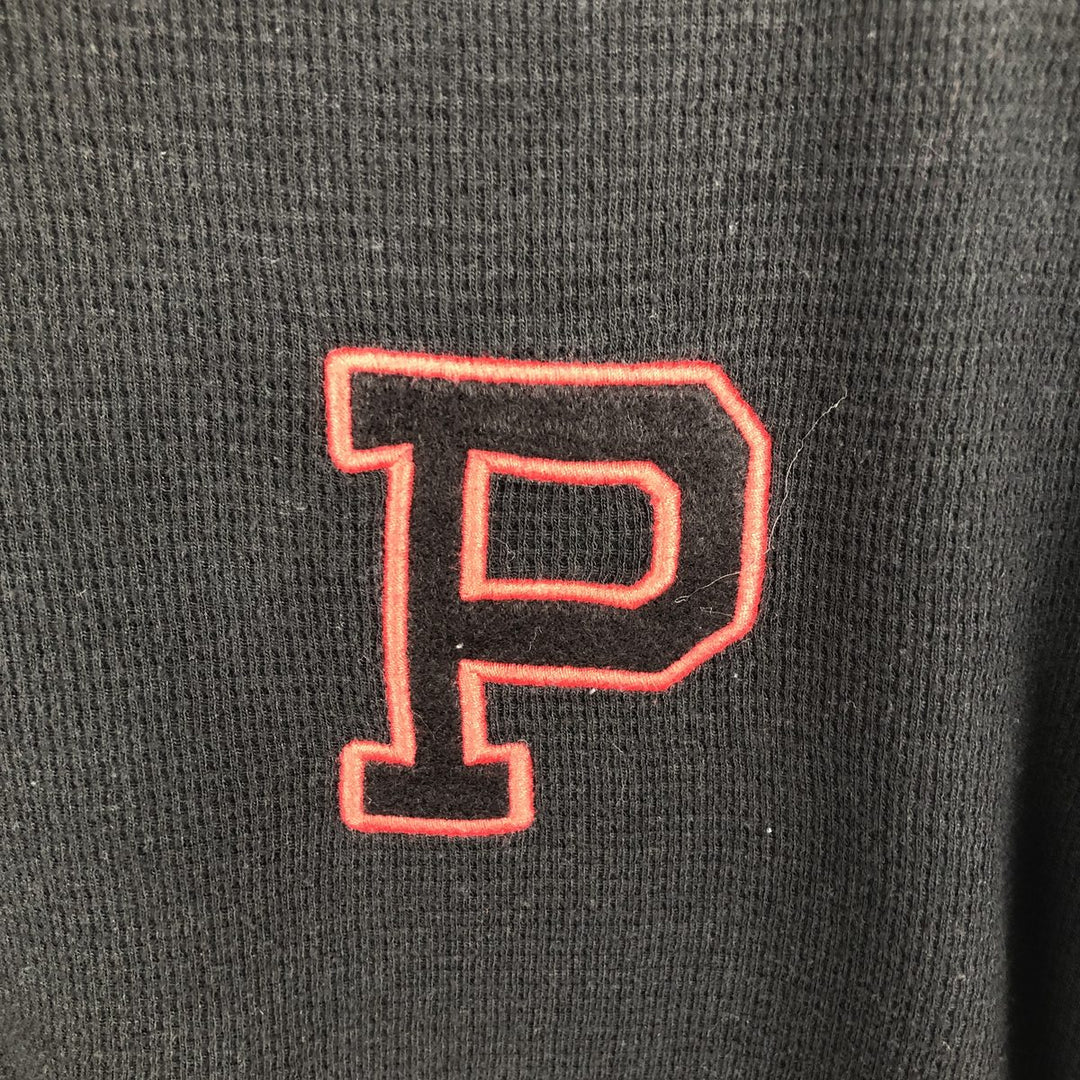 Ralph Lauren POLO RALPH LAUREN SLEEPWEAR Thermal Long T-Shirt, Honeycomb, Men's Size M cotton black type Vintage Second Hand