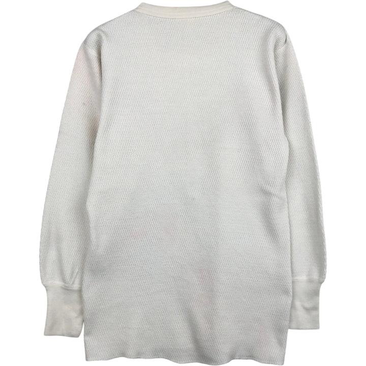 HEAT-LOK Thermal Long-Sleeve T-Shirt, Men's Size M (Equivalent), Vintage polyester white type Vintage Second Hand