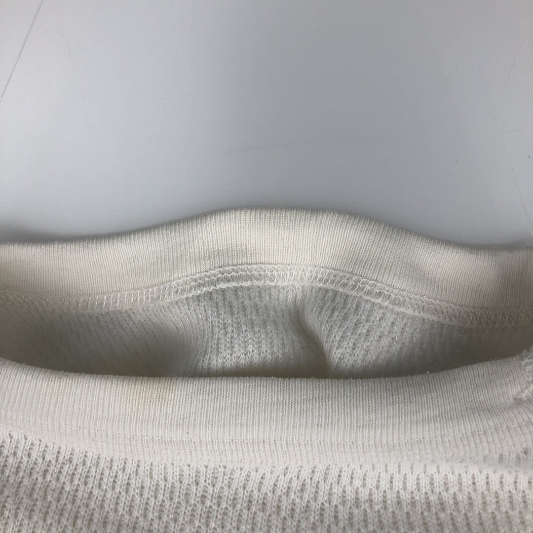 HEAT-LOK Thermal Long-Sleeve T-Shirt, Men's Size M (Equivalent), Vintage polyester white type Vintage Second Hand