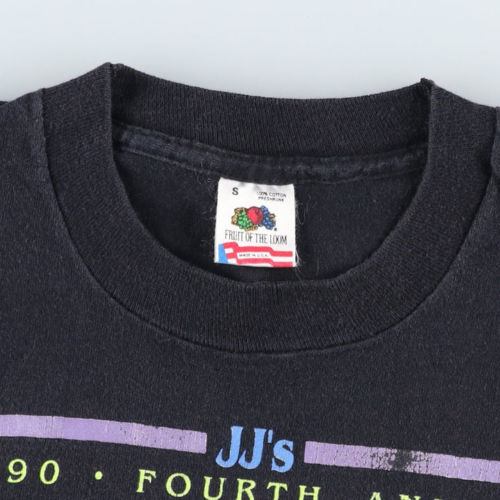 90'S Fruit of the Loom Blues Festival Band T-shirt, Made in USA, Men's Size S cotton black type Vintage Second Hand