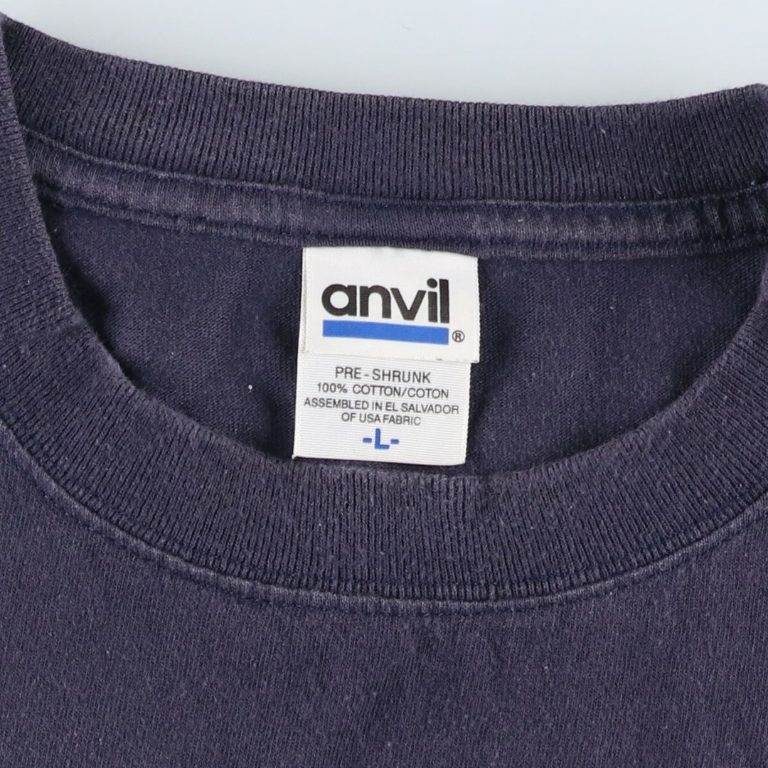 2000'S Anvil BONNAROO Bonnaroo Festival Band T-shirt, Men's Size L (approx.) cotton gray type Vintage Second Hand