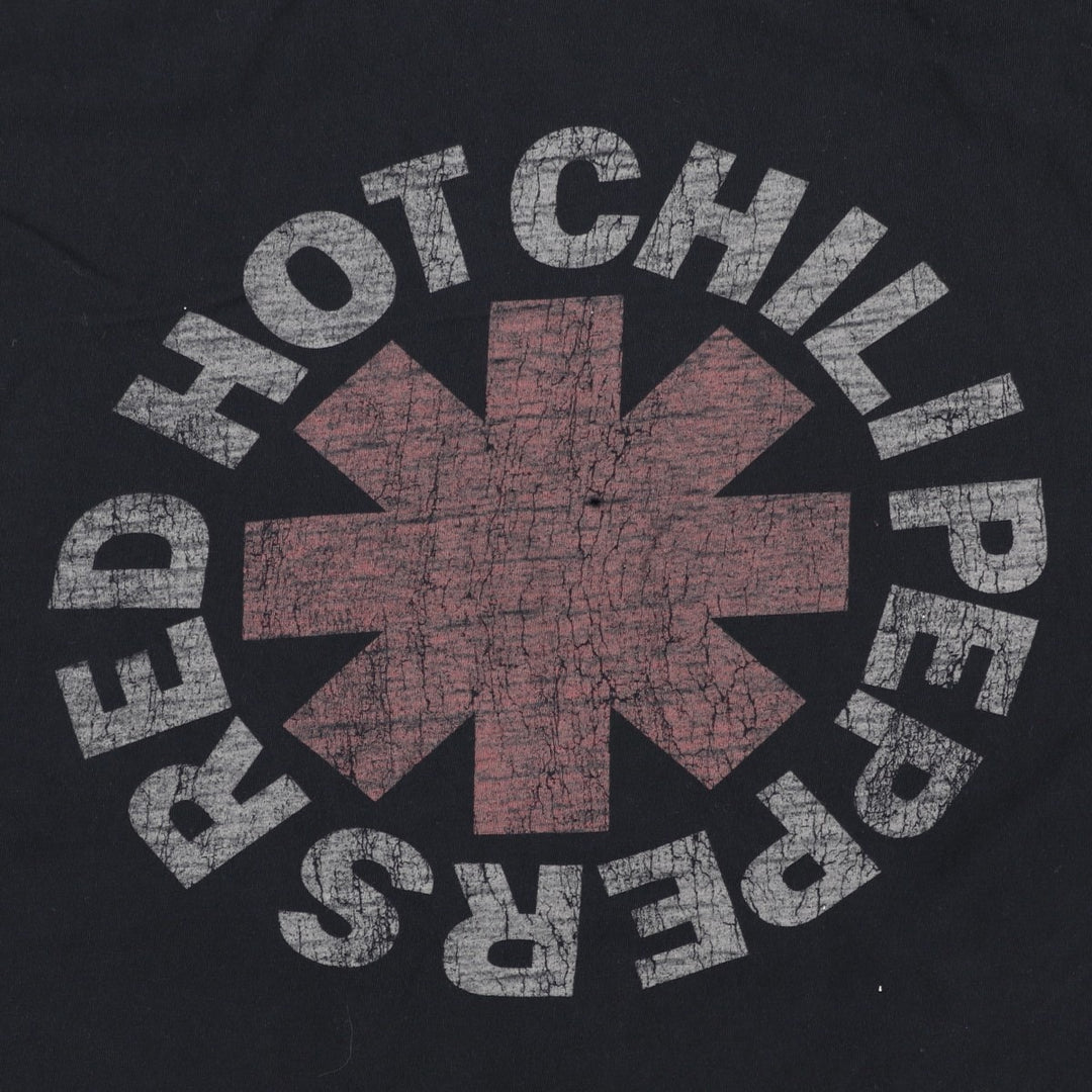 RED HOT CHILI PEPPERS Red Hot Chili Peppers Band T-shirt Band T Men's XL equivalent unclear black type Vintage Second Hand