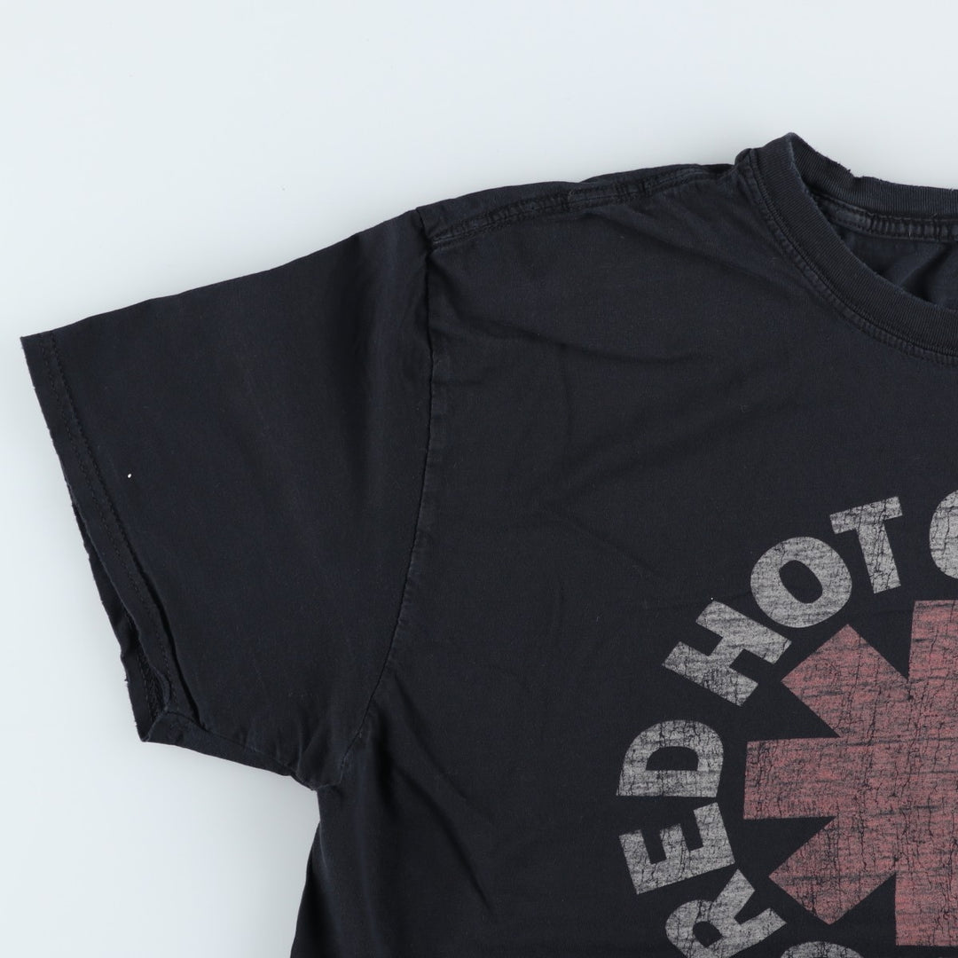 RED HOT CHILI PEPPERS Red Hot Chili Peppers Band T-shirt Band T Men's XL equivalent unclear black type Vintage Second Hand