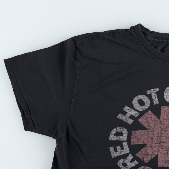 RED HOT CHILI PEPPERS Red Hot Chili Peppers Band T-shirt Band T Men's XL equivalent unclear black type Vintage Second Hand