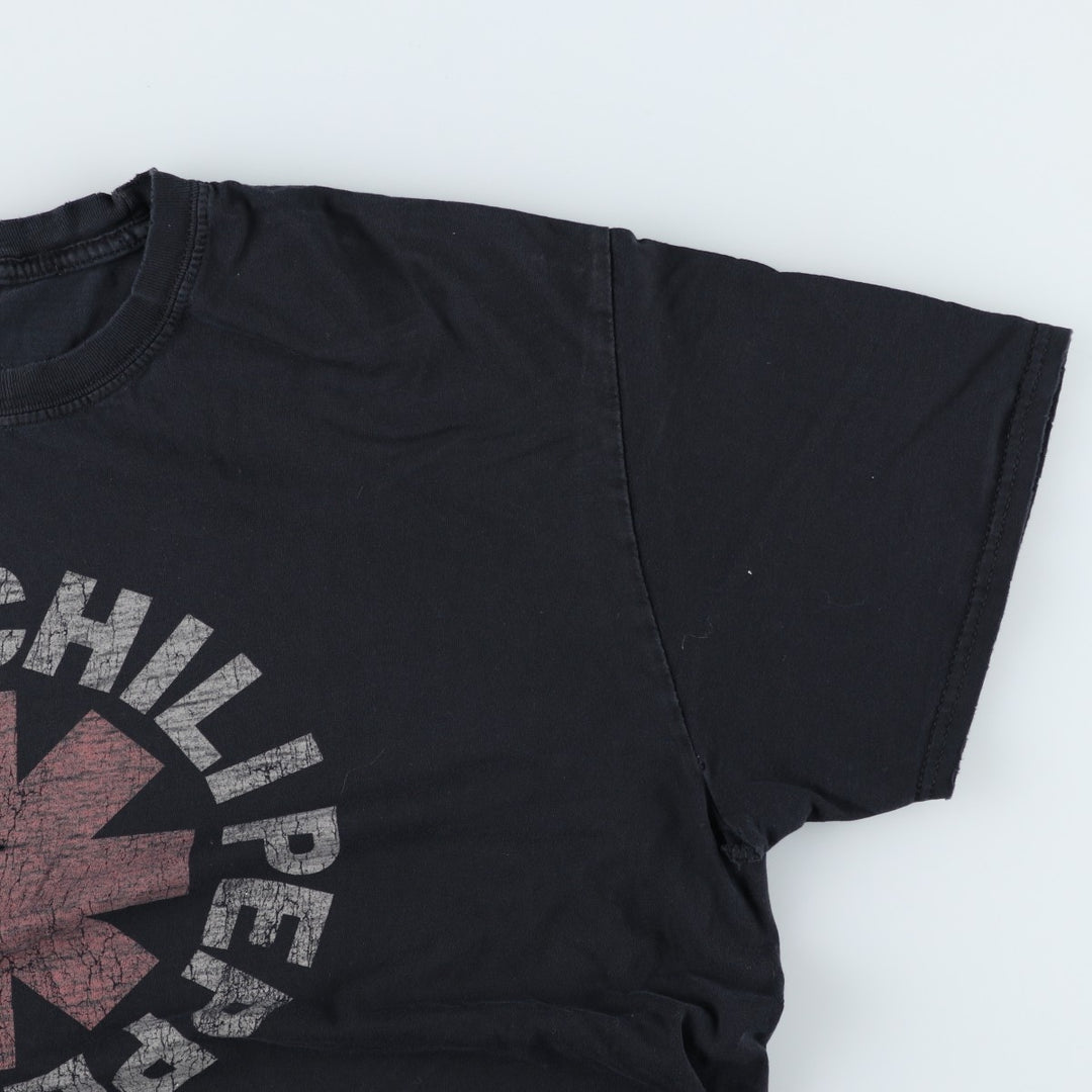 RED HOT CHILI PEPPERS Red Hot Chili Peppers Band T-shirt Band T Men's XL equivalent unclear black type Vintage Second Hand