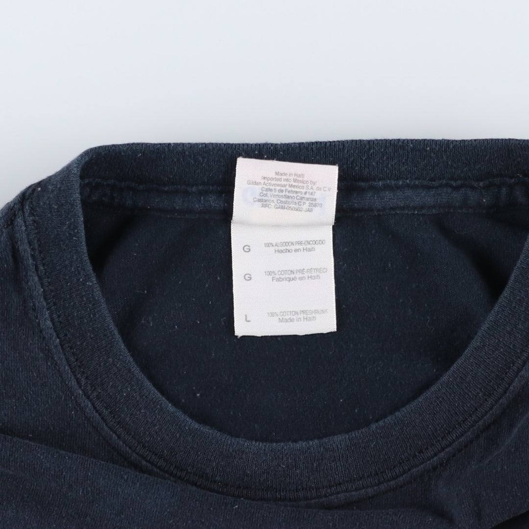 Gildan AC cotton black type Vintage Second Hand