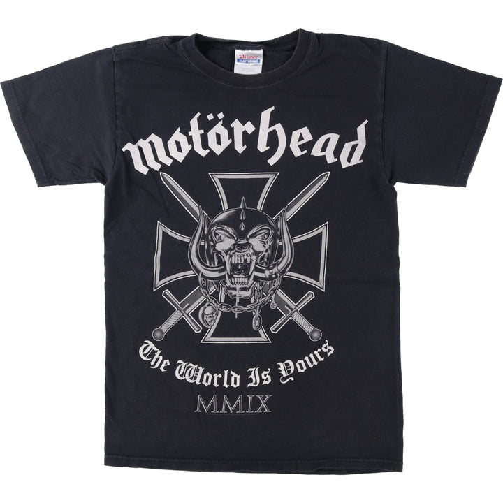 Hanes Heavyweight Motorhead Band T-Shirt (Men's Size S) cotton black type Vintage Second Hand