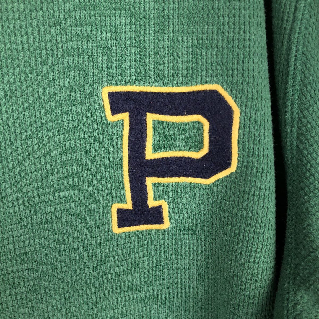 Ralph Lauren POLO RALPH LAUREN SLEEPWEAR Thermal Long T-shirt Waffle Men's XL cotton green type Vintage Second Hand