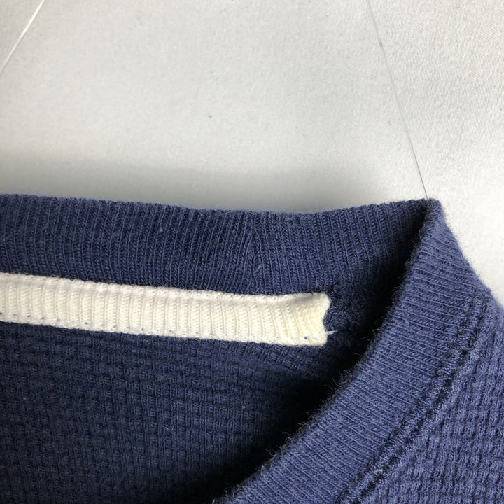 Ralph Lauren POLO RALPH LAUREN Thermal Long T-shirt Waffle Men's M size unclear navy blue type Vintage Second Hand