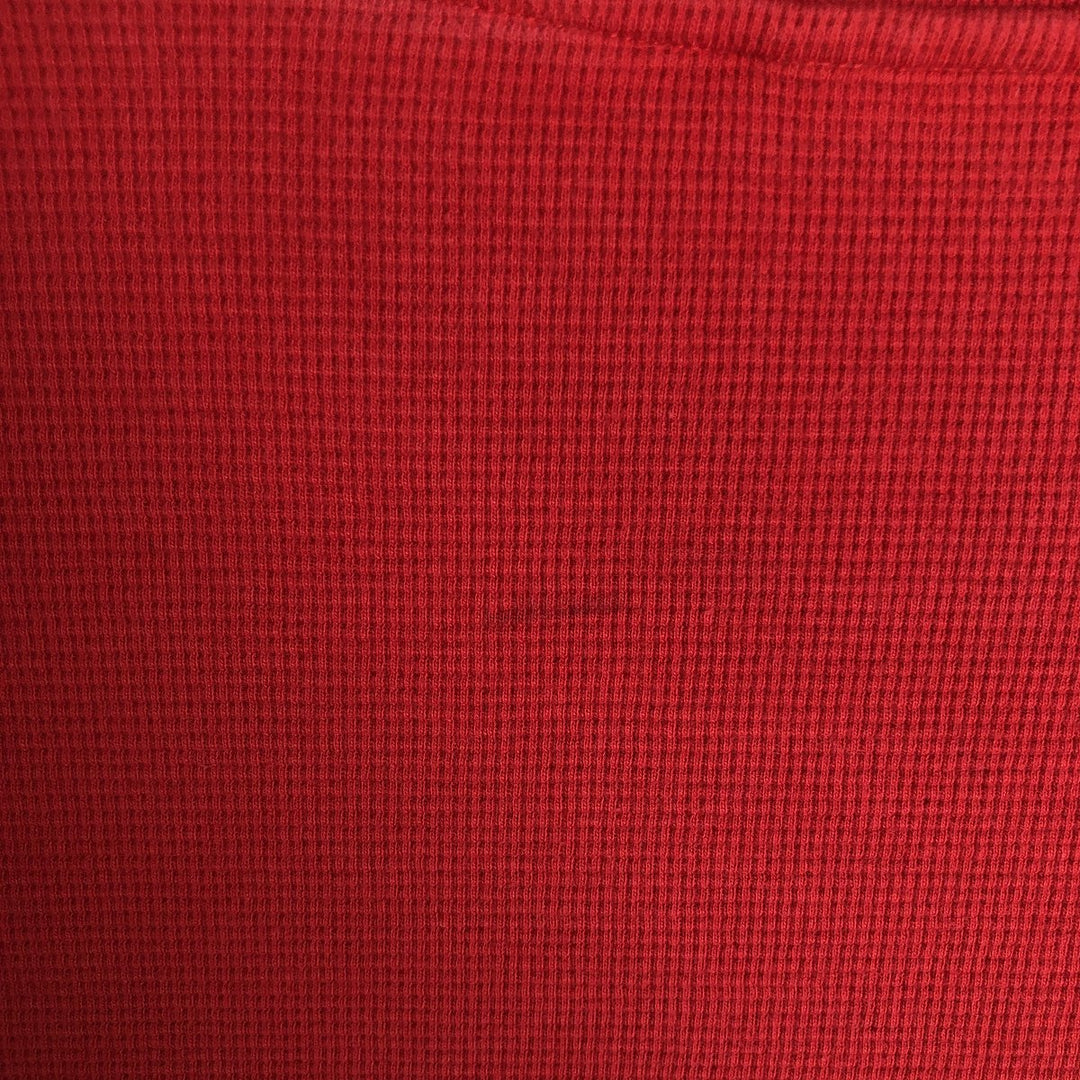 Ralph Lauren POLO RALPH LAUREN SLEEPWEAR Thermal Long T-shirt Waffle Men's L size cotton red type Vintage Second Hand