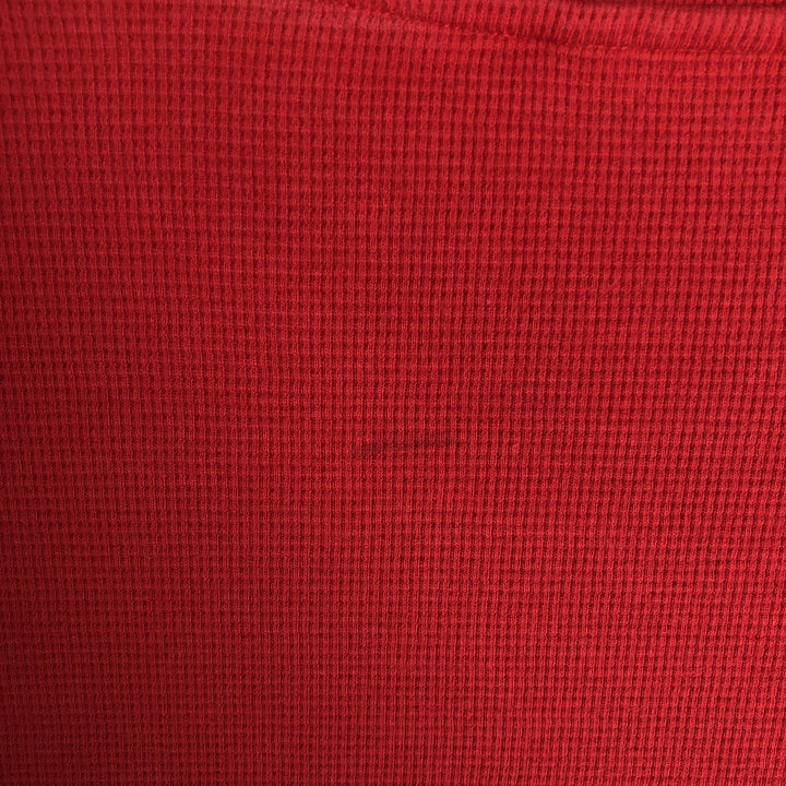 Ralph Lauren POLO RALPH LAUREN SLEEPWEAR Thermal Long T-shirt Waffle Men's L size cotton red type Vintage Second Hand
