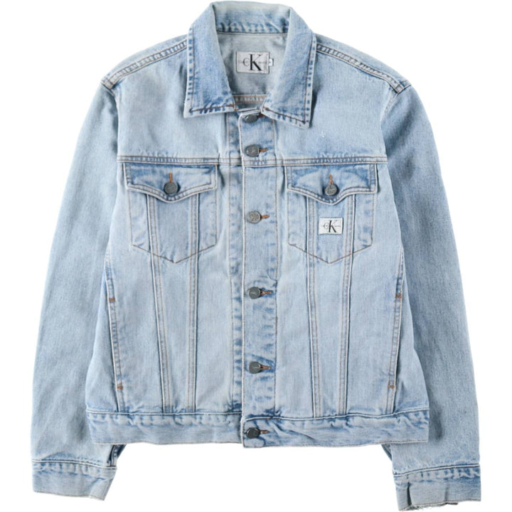 90s-00'S Calvin Klein Jeans Denim Jacket, Made in USA, Men's Size M (approx.), Vintage cotton blue type Vintage Second Hand