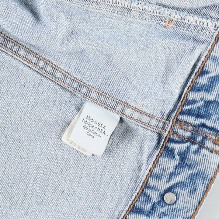 90s-00'S Calvin Klein Jeans Denim Jacket, Made in USA, Men's Size M (approx.), Vintage cotton blue type Vintage Second Hand
