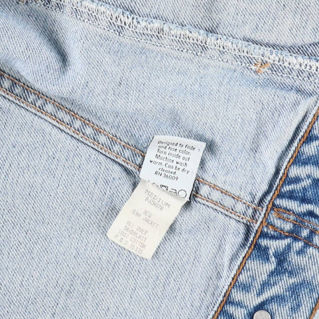 90s-00'S Calvin Klein Jeans Denim Jacket, Made in USA, Men's Size M (approx.), Vintage cotton blue type Vintage Second Hand