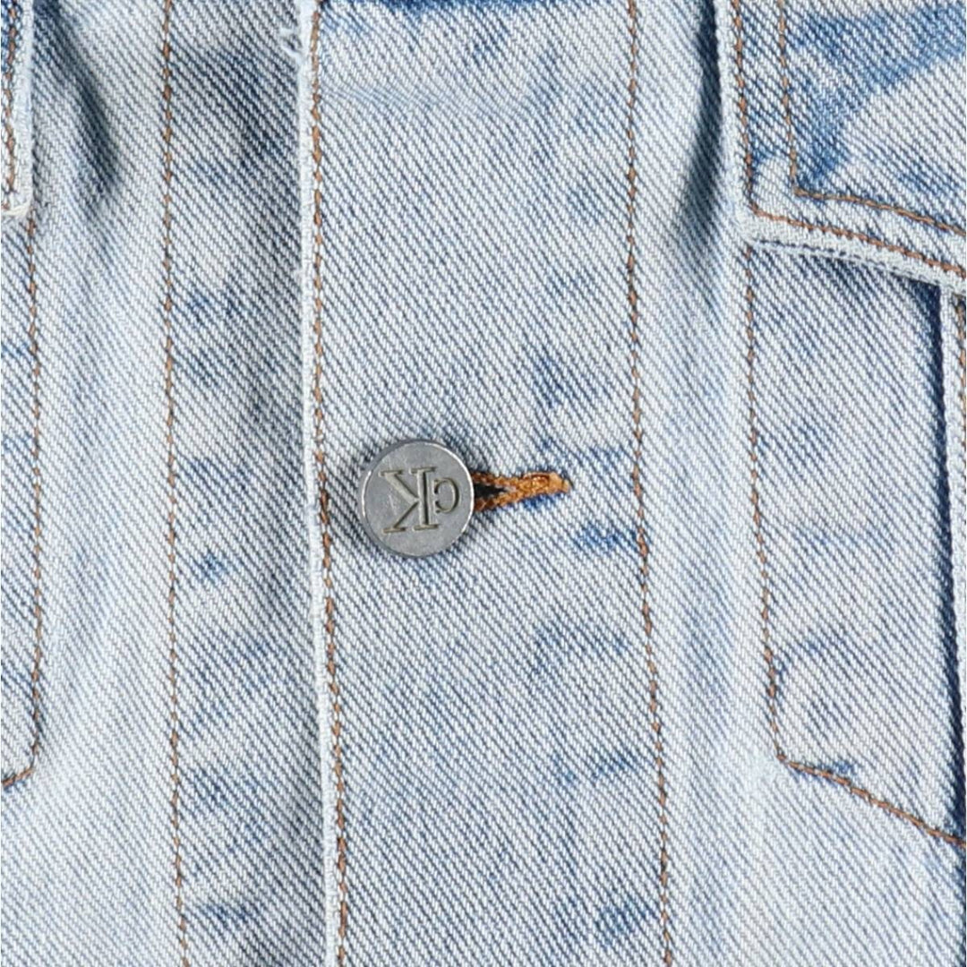 90s-00'S Calvin Klein Jeans Denim Jacket, Made in USA, Men's Size M (approx.), Vintage cotton blue type Vintage Second Hand