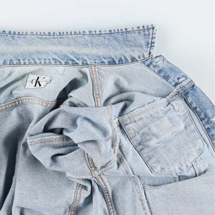 90s-00'S Calvin Klein Jeans Denim Jacket, Made in USA, Men's Size M (approx.), Vintage cotton blue type Vintage Second Hand