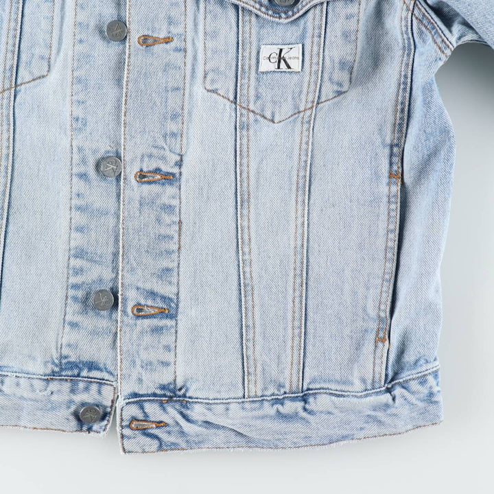 90s-00'S Calvin Klein Jeans Denim Jacket, Made in USA, Men's Size M (approx.), Vintage cotton blue type Vintage Second Hand