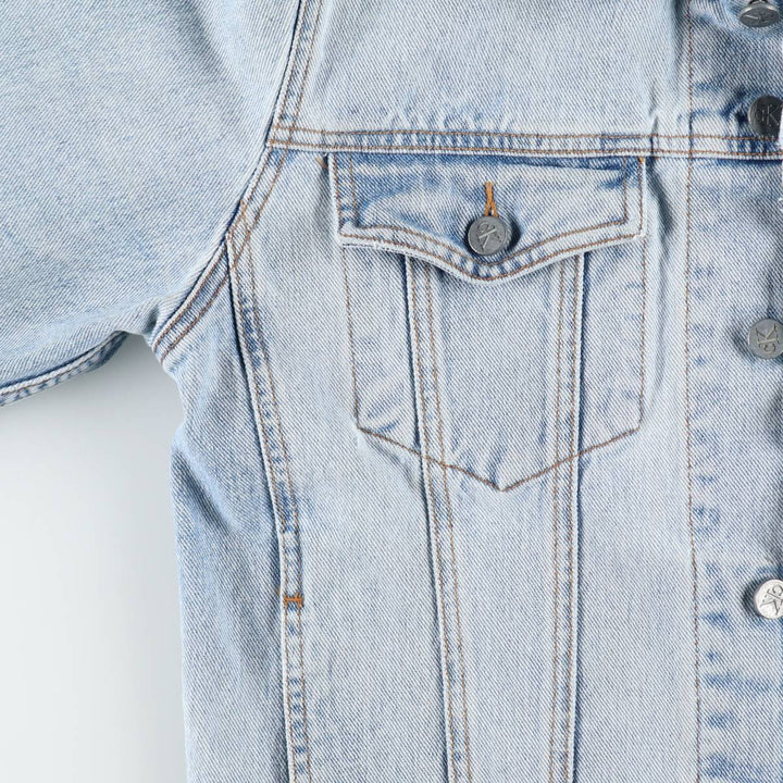 90s-00'S Calvin Klein Jeans Denim Jacket, Made in USA, Men's Size M (approx.), Vintage cotton blue type Vintage Second Hand